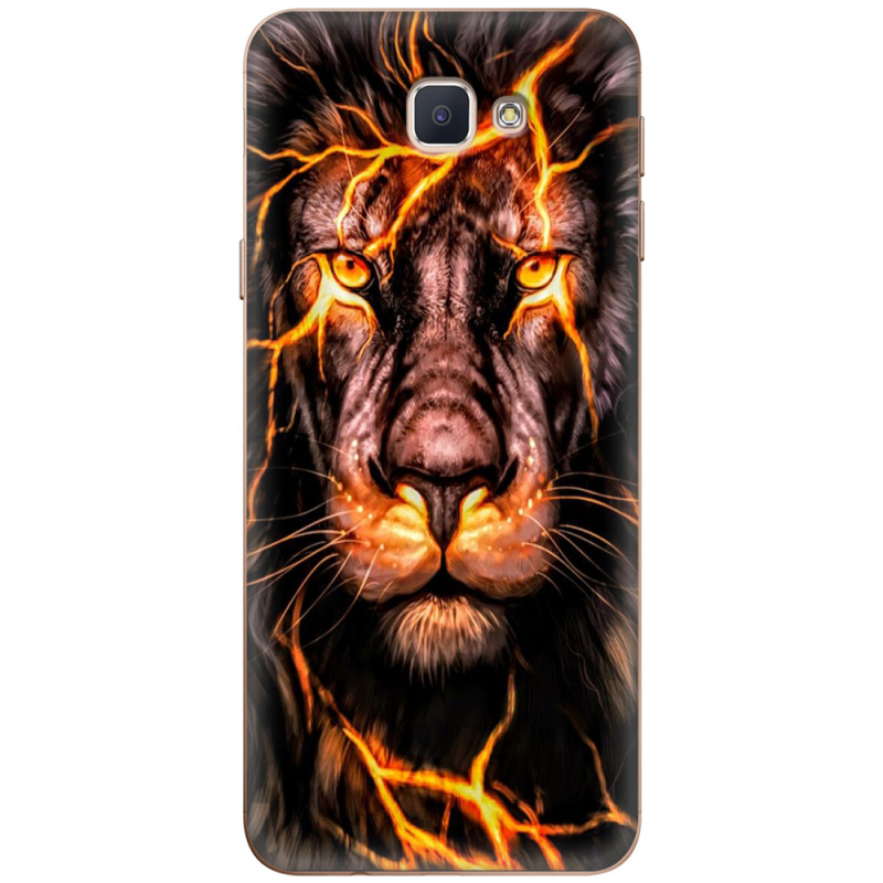 Чехол Uprint Samsung Galaxy J5 Prime G570F Fire Lion