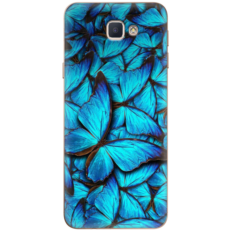Чехол Uprint Samsung Galaxy J5 Prime G570F лазурные бабочки