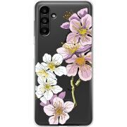 Прозрачный чехол BoxFace Samsung Galaxy A13 5G (A136) Cherry Blossom