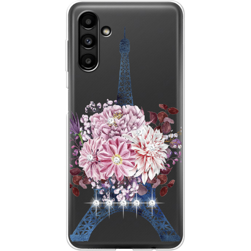 Чехол со стразами Samsung Galaxy A13 5G (A136) Eiffel Tower