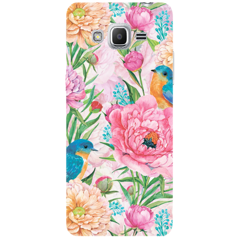 Чехол Uprint Samsung Galaxy J2 Prime G532F Birds in Flowers