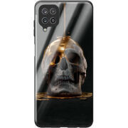 Защитный чехол BoxFace Glossy Panel Samsung Galaxy M32 (M325) Gold Skull