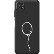 Черный чехол BoxFace Samsung Galaxy A22 5G (A226) Balloon