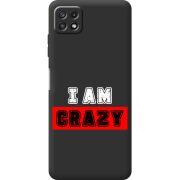 Черный чехол BoxFace Samsung Galaxy A22 5G (A226) I'm Crazy