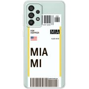 Прозрачный чехол BoxFace Samsung Galaxy A73 (A736) Ticket Miami