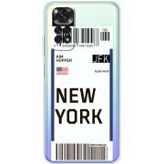 Прозрачный чехол BoxFace Xiaomi Redmi Note 11 / Note 11S Global Version Ticket New York