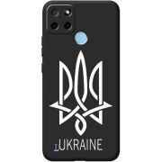 Черный чехол BoxFace Realme C21Y Тризуб монограмма ukraine