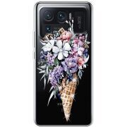 Чехол BoxFace со стразами Xiaomi Mi 11 Ultra Ice Cream Flowers