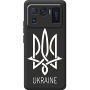 Черный чехол BoxFace Xiaomi Mi 11 Ultra Тризуб монограмма ukraine