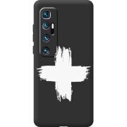 Черный чехол BoxFace Xiaomi Mi 10 Ultra Білий хрест ЗСУ