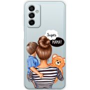 Прозрачный чехол BoxFace Samsung Galaxy M23 5G (M236)  Super Mama and Son