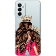 Прозрачный чехол BoxFace Samsung Galaxy M23 5G (M236)  Queen and Princess