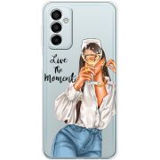 Прозрачный чехол BoxFace Samsung Galaxy M23 5G (M236)  Live The Moment