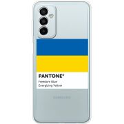 Прозрачный чехол BoxFace Samsung Galaxy M23 5G (M236)  Pantone вільний синій