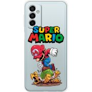 Прозрачный чехол BoxFace Samsung Galaxy M23 5G (M236)  Super Mario