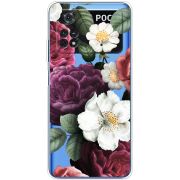 Прозрачный чехол BoxFace Xiaomi Poco M4 Pro 4G Floral Dark Dreams