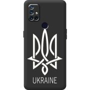 Черный чехол BoxFace OnePlus Nord N10 Тризуб монограмма ukraine