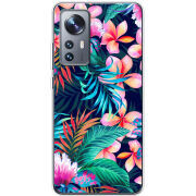 Чехол BoxFace Xiaomi 12 / 12X flowers in the tropics