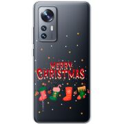 Прозрачный чехол BoxFace Xiaomi 12 / 12X Merry Christmas