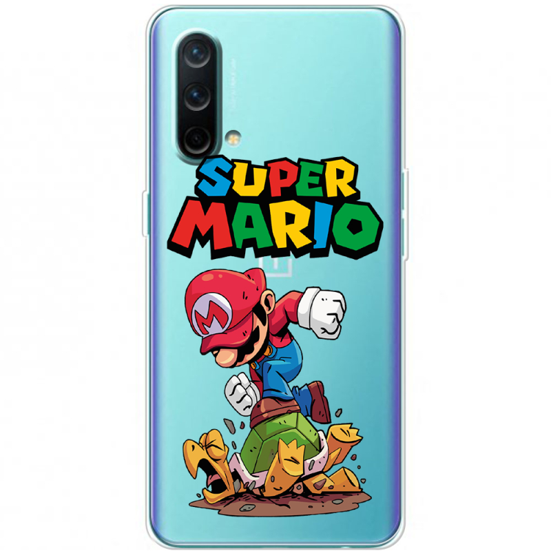 Прозрачный чехол BoxFace OnePlus Nord CE 5G Super Mario