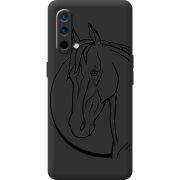 Черный чехол BoxFace OnePlus Nord CE 5G Horse