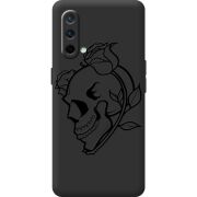 Черный чехол BoxFace OnePlus Nord CE 5G Skull and Roses