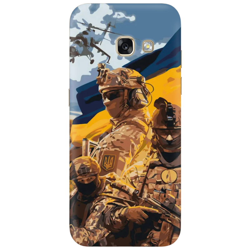 Чехол Uprint Samsung A520 Galaxy A5 2017 Воїни ЗСУ