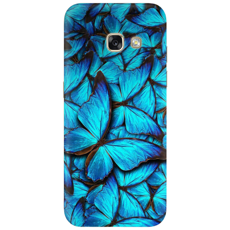Чехол Uprint Samsung A520 Galaxy A5 2017 лазурные бабочки