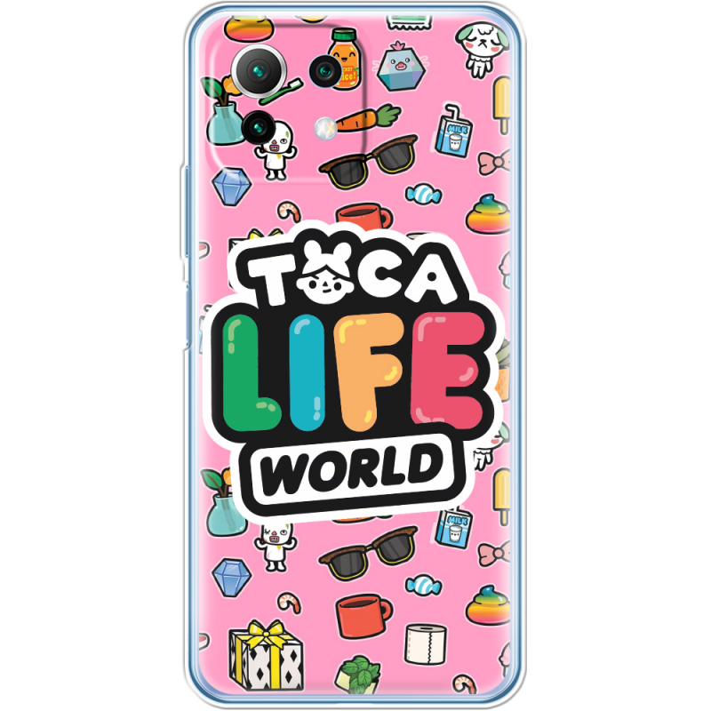 Чехол BoxFace  Xiaomi 11 Lite 5G NE Toca Boca Life World