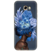 Чехол Uprint Samsung A720 Galaxy A7 2017 Exquisite Blue Flowers