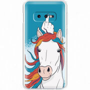 Чехол Uprint Samsung G970 Galaxy S10e Fuck Unicorn