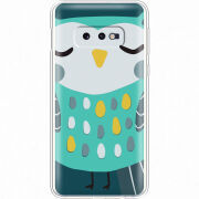 Чехол Uprint Samsung G970 Galaxy S10e Green Owl
