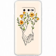 Чехол Uprint Samsung G970 Galaxy S10e Flower Hands