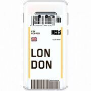 Прозрачный чехол Uprint Samsung G970 Galaxy S10e Ticket London