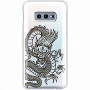 Прозрачный чехол Uprint Samsung G970 Galaxy S10e Chinese Dragon