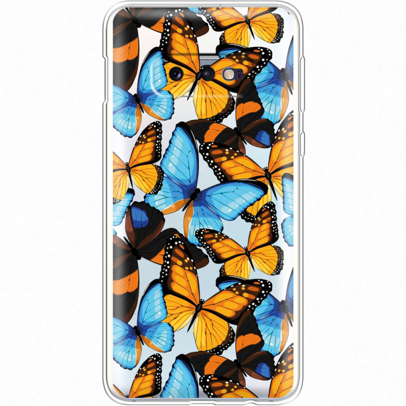 Прозрачный чехол Uprint Samsung G970 Galaxy S10e Butterfly Morpho