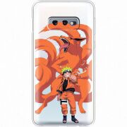 Прозрачный чехол Uprint Samsung G970 Galaxy S10e Naruto and Kurama
