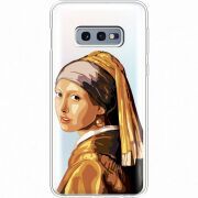 Прозрачный чехол Uprint Samsung G970 Galaxy S10e Девушка с жемчужной серёжкой