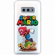 Прозрачный чехол Uprint Samsung G970 Galaxy S10e Super Mario