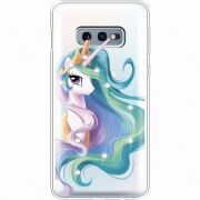 Чехол со стразами Samsung G970 Galaxy S10e Unicorn Queen