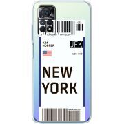 Прозрачный чехол BoxFace Xiaomi Redmi Note 11 Pro / Note 11 Pro 5G Ticket New York