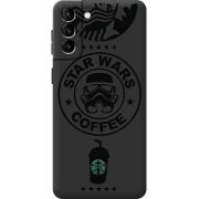 Черный чехол BoxFace Samsung Galaxy S21 FE (G990) Dark Coffee