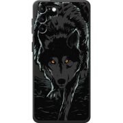 Черный чехол BoxFace Samsung Galaxy S21 FE (G990) Wolf