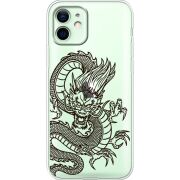 Прозрачный чехол BoxFace Apple iPhone 12 Chinese Dragon