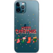 Прозрачный чехол BoxFace Apple iPhone 12 Pro Merry Christmas