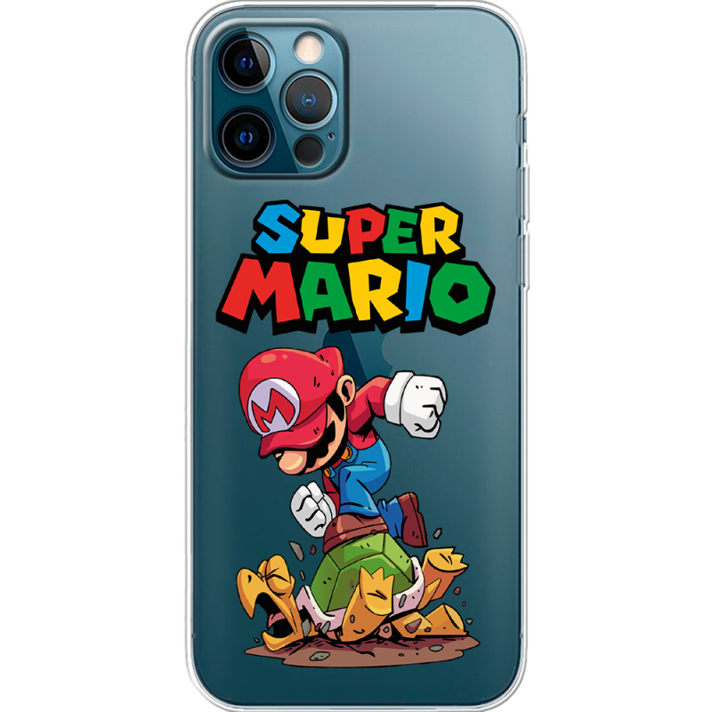 Прозрачный чехол BoxFace Apple iPhone 12 Pro Super Mario