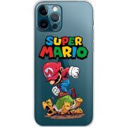 Прозрачный чехол BoxFace Apple iPhone 12 Pro Super Mario
