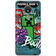 Чехол BoxFace Nokia C21 Minecraft Graffiti