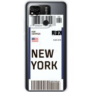 Прозрачный чехол BoxFace Xiaomi Redmi 10A Ticket New York
