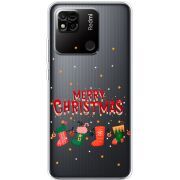 Прозрачный чехол BoxFace Xiaomi Redmi 10A Merry Christmas